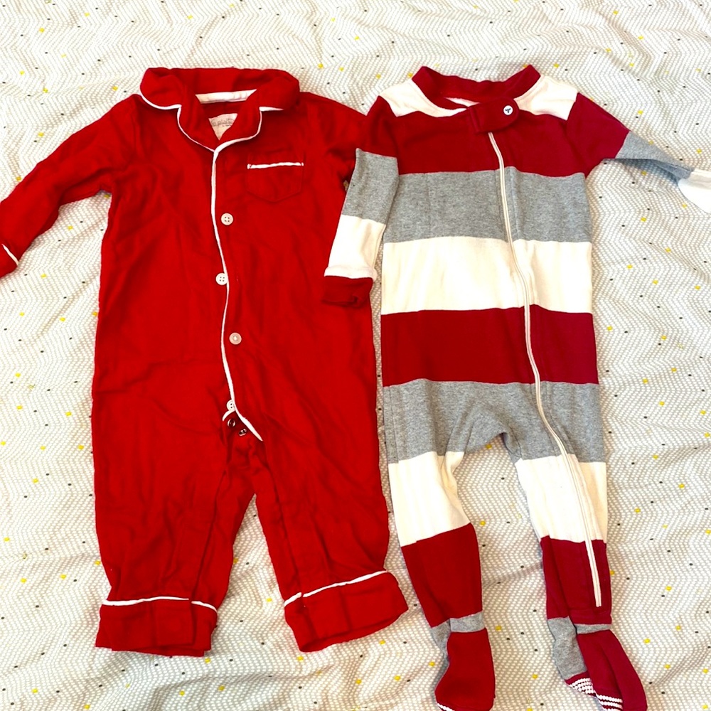 9 month holiday pajamas